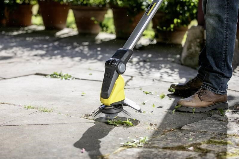 Karcher WRE 18-55 odstraňovač plevele,  nylonové štětiny,  teleskopická tyč,  rotační polokoule (bez baterie)6 