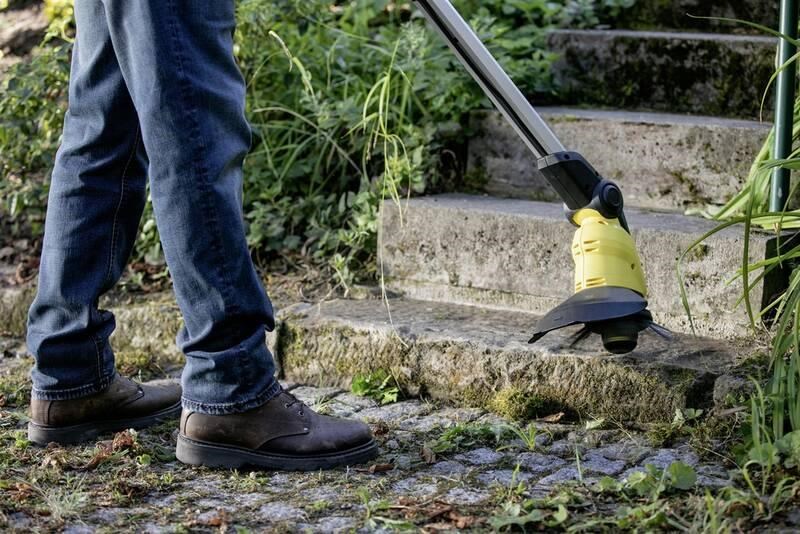 Karcher WRE 18-55 odstraňovač plevele,  nylonové štětiny,  teleskopická tyč,  rotační polokoule (bez baterie)7 