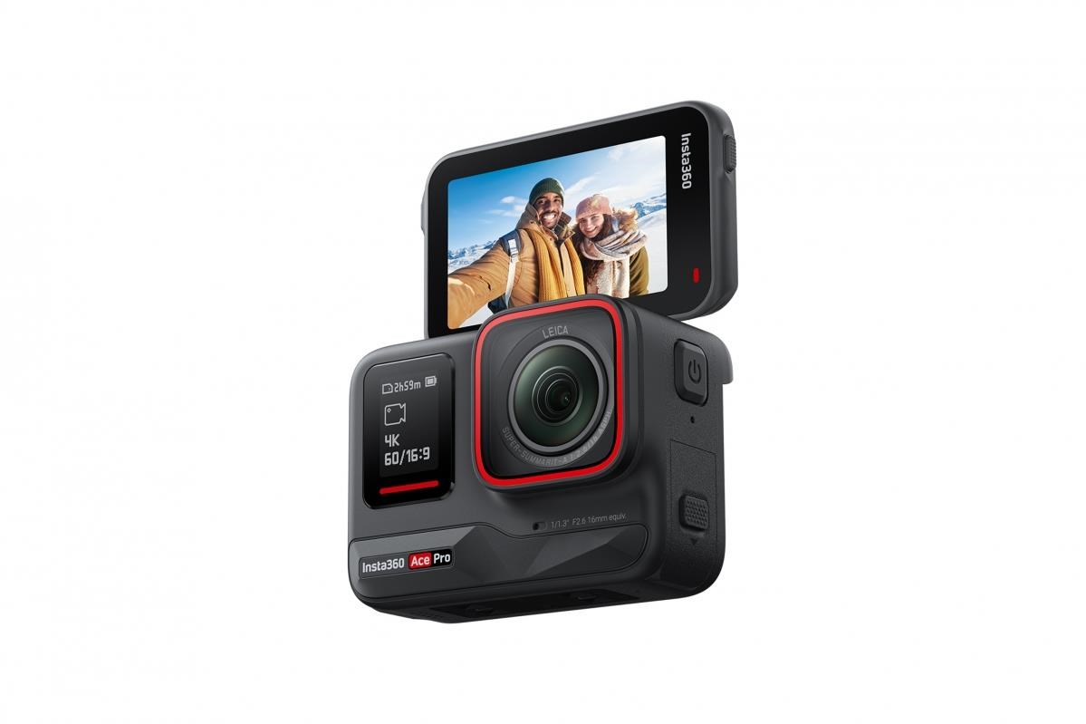 Insta360 Ace Pro akční kamera, Leica optika, 8K / 24fps, 4K / 120fps, 2,4” displej, AI Highlights asistent1 