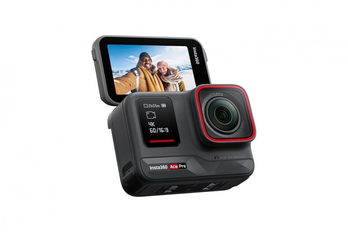 Insta360 Ace Pro akční kamera, Leica optika, 8K / 24fps, 4K / 120fps, 2,4” displej, AI Highlights asistent2 