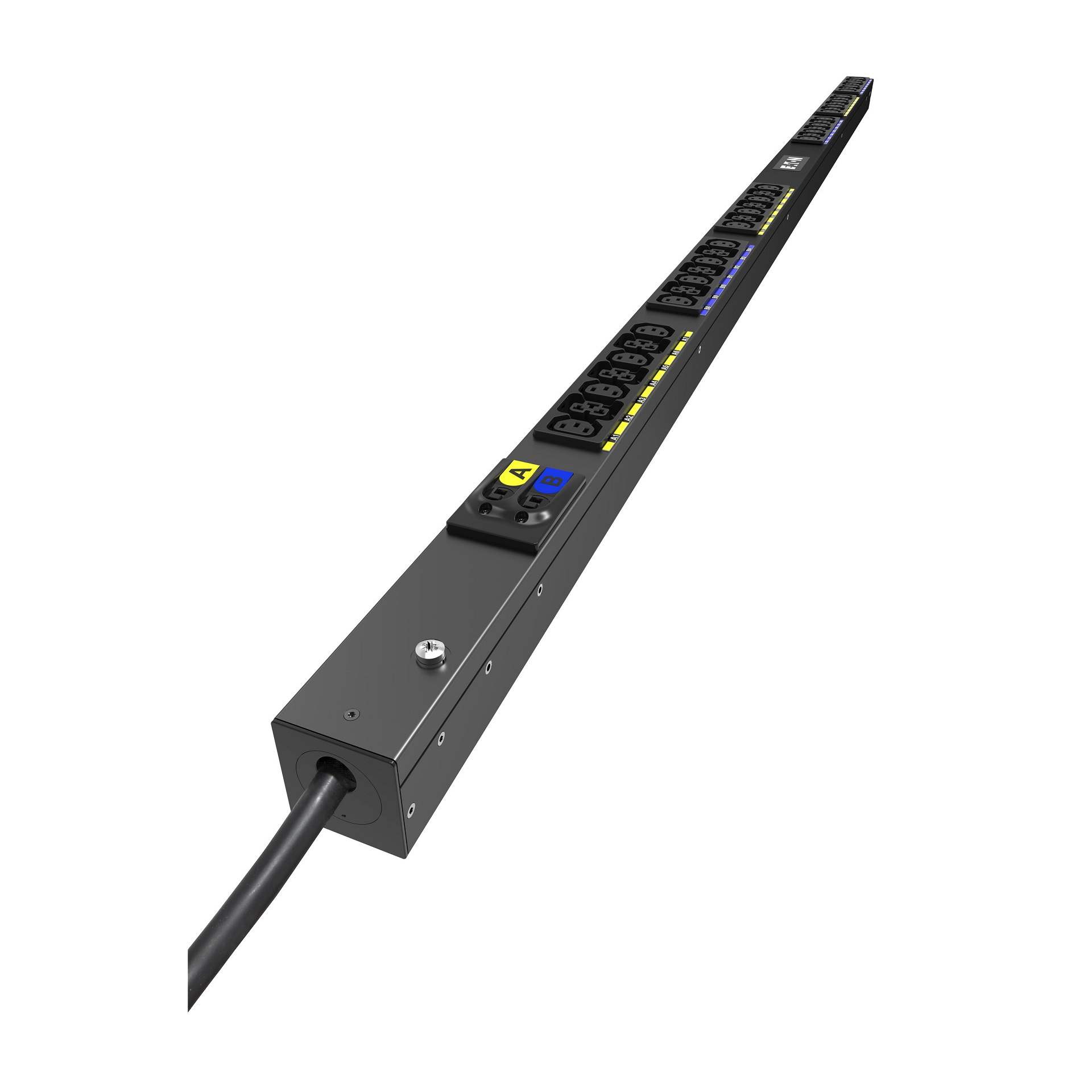 Eaton G4 Základní Rack PDU,  0U,  39U,  vstup IEC-60309,  3m kabel,  1ph,  7, 4kW,  32A,  200-240V,  42 zásuvek (24)C13,  (18)C391 