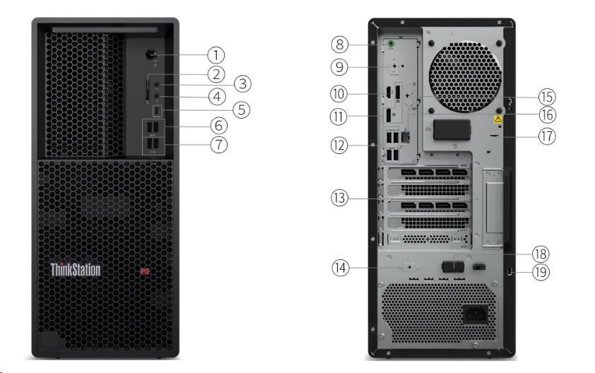LENOVO PC ThinkStation/ Workstation P3 Tower - i7-13700, 16GB, 512SSD, DP, HDMI, Intel UHD 770, NVIDIA T1000 8GB, W11P, 3Y Onsite4 