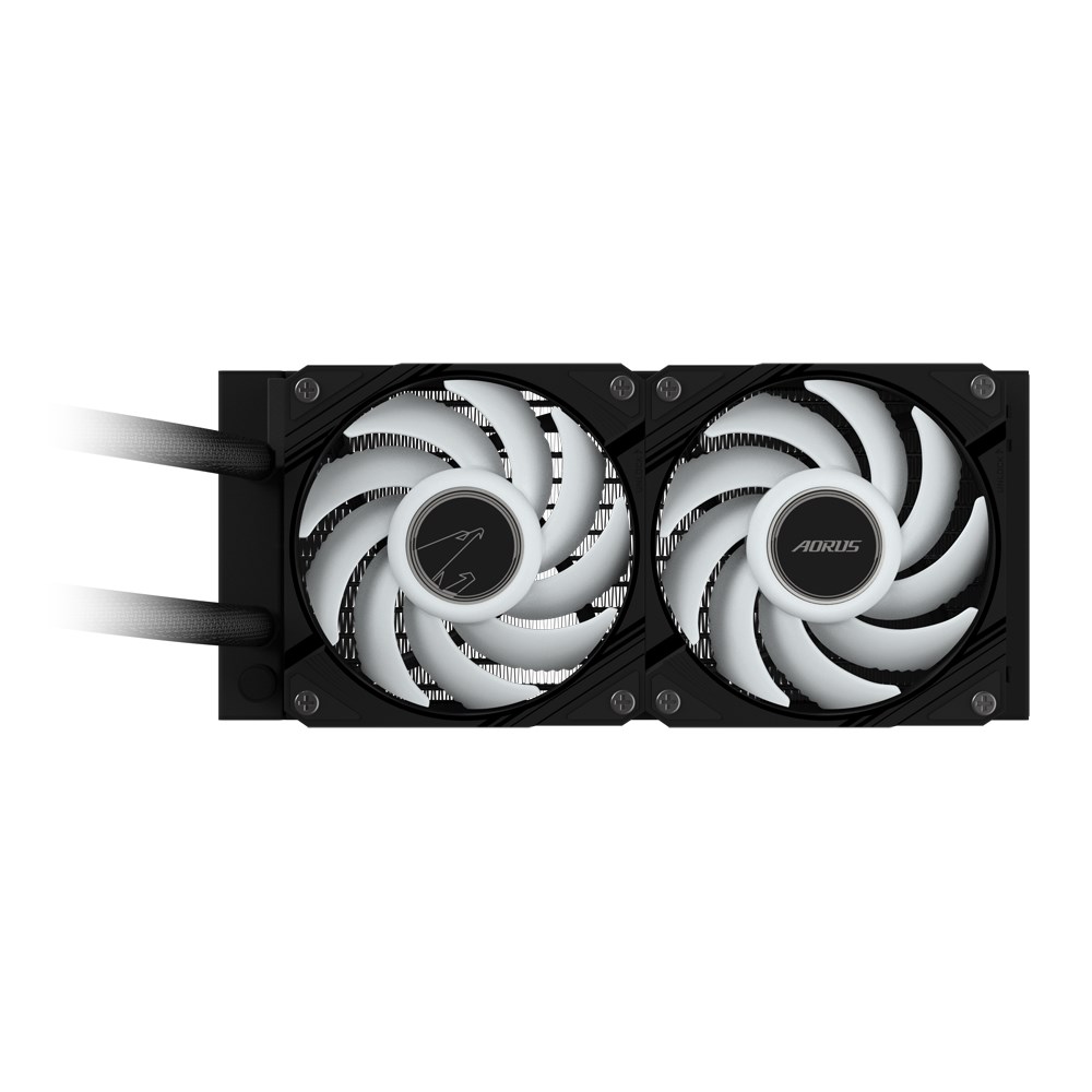 GIGABYTE vodní chladič AORUS WATERFORCE X II 240,  2x120mm ARGB,  LCD displej,  LGA1851,  AM51 