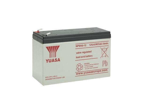 Baterie - YUASA NPW45-12 (12V/ 9Ah - Faston f2 250),  životnost 5let0 