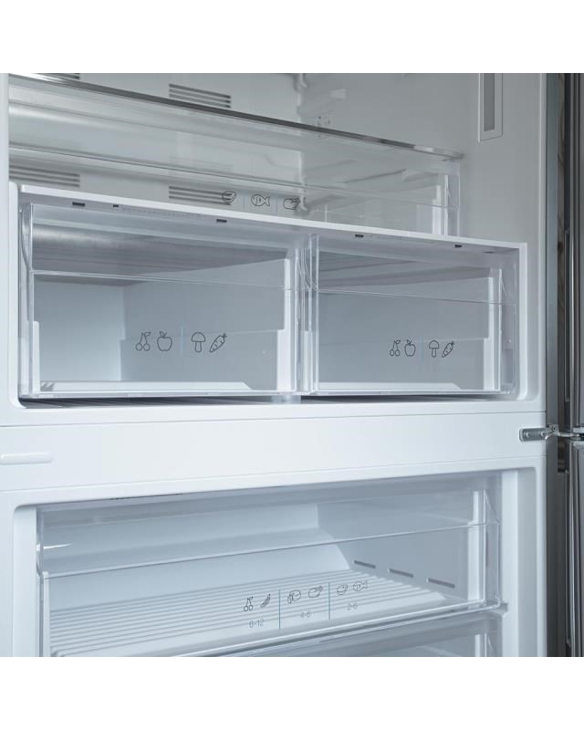 Orava RGO-600 kombinovaná chladnička,  407 + 181 l,  NO FROST,  LED osvětlení,  chill zone4 