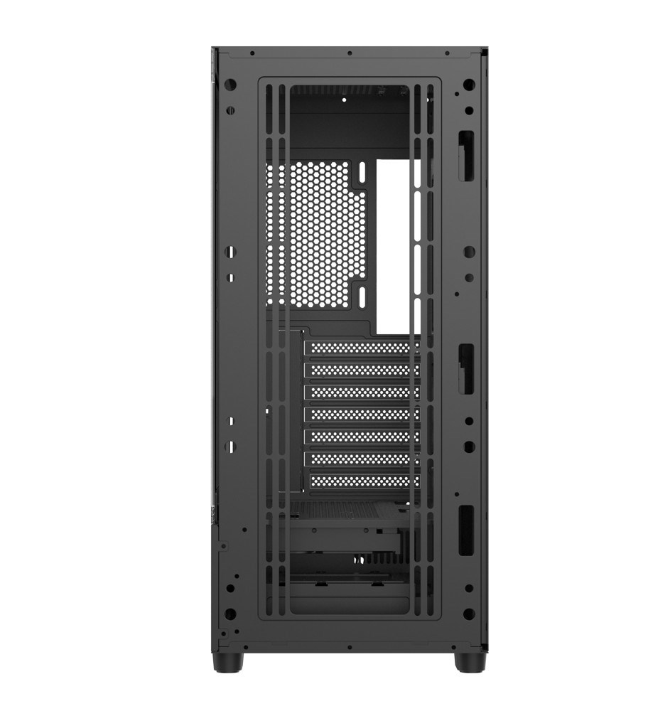 1stCOOL skříň GAMER 5,  Mid tower,  AU,  USB 3.0,  USB-C,  2x 140 ARGB Fan,  1x 120 ARGB Fan,  bez zdroje,  černá4 