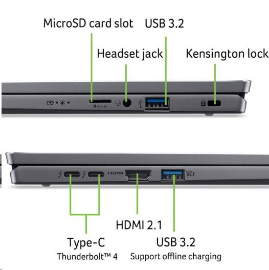 ACER NTB Swift Go 16 (SFG16-72-58T6),  Core Ultra 5 125H, 16