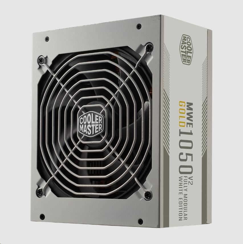 Cooler Master zdroj 1050W V2 ATX 3.0 Gold, 140mm, 80+ Gold, modulární, bílá0 