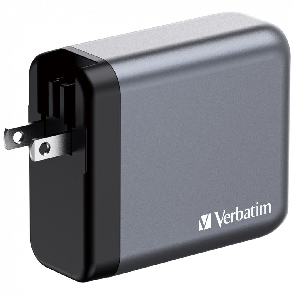 VERBATIM GaN Nabíječka do sítě GNC-140,  140W,  3x USB-C,  1x USB1 