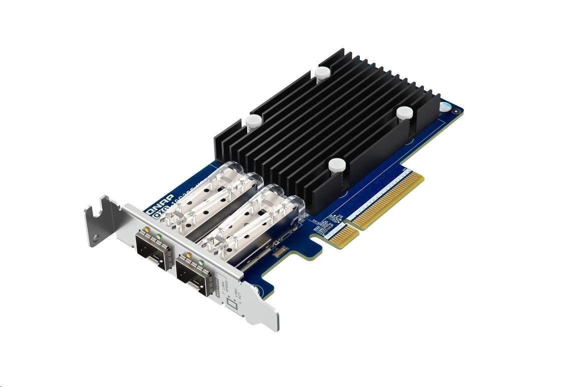 QNAP QXG-10G2SF-X710 rozšiřující karta 2x 10Gb SFP+ pro PC i NAS0 
