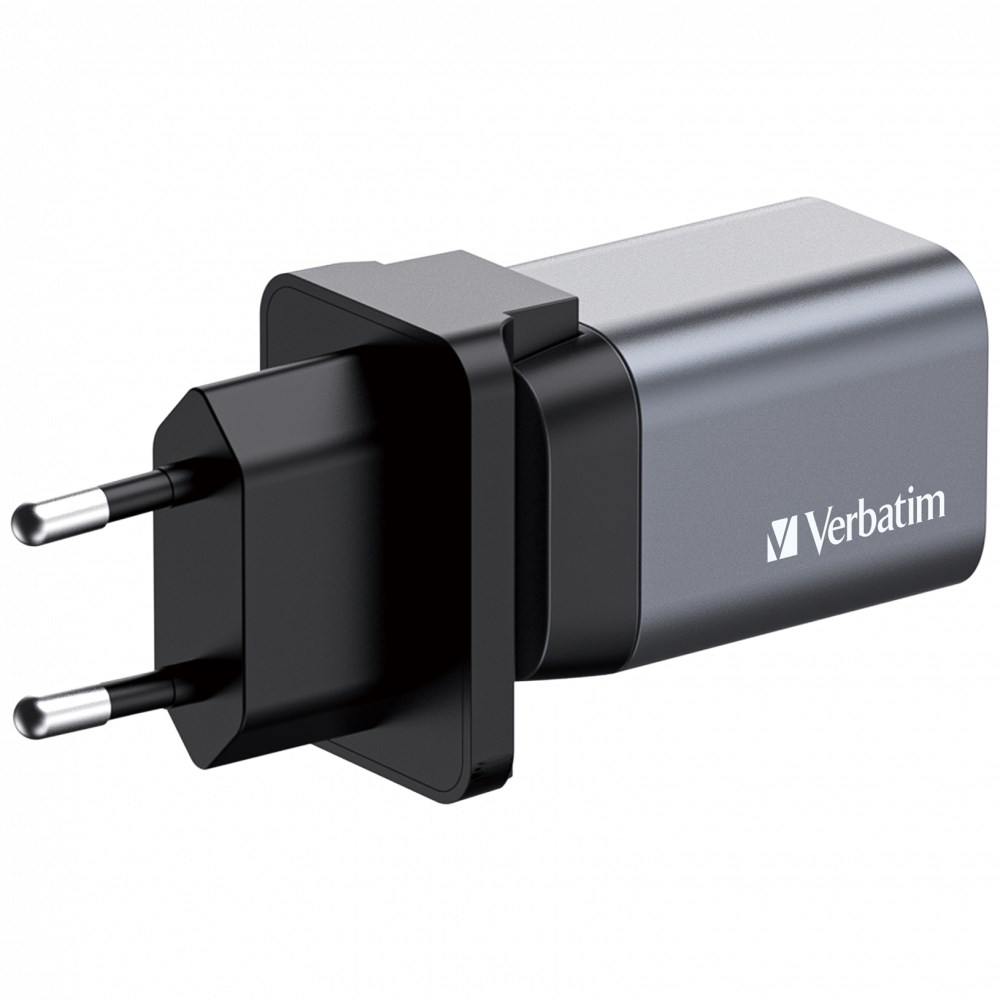 VERBATIM GaN Nabíječka do sítě GNC-35,  35W,  1x USB-C,  1x USB