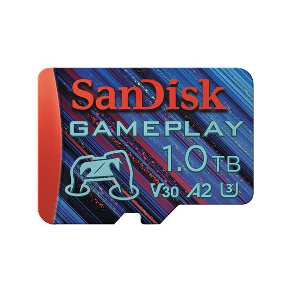 SanDisk MicroSDXC karta 1TB GamePlay (R:190/ W:130 MB/ s,  UHS-I,  V30,  A2)0 