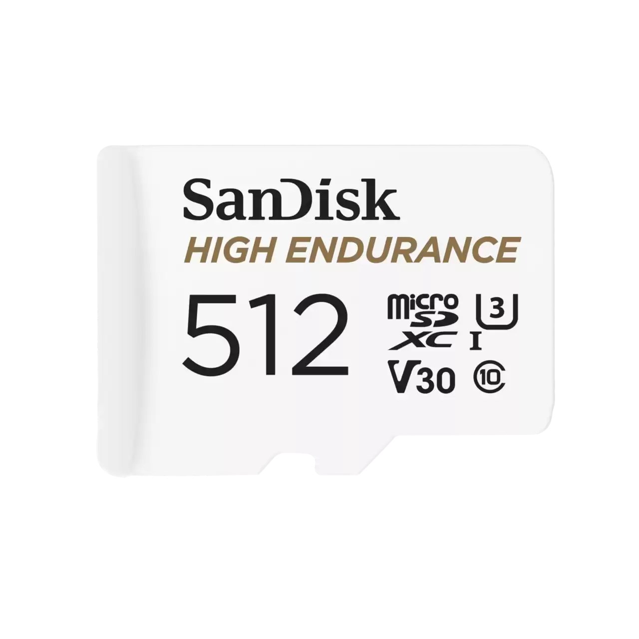 SanDisk MicroSDXC karta 512GB High Endurance (R:100/ W:40 MB/ s,  C10,  U3,  V30) + adaptér0 