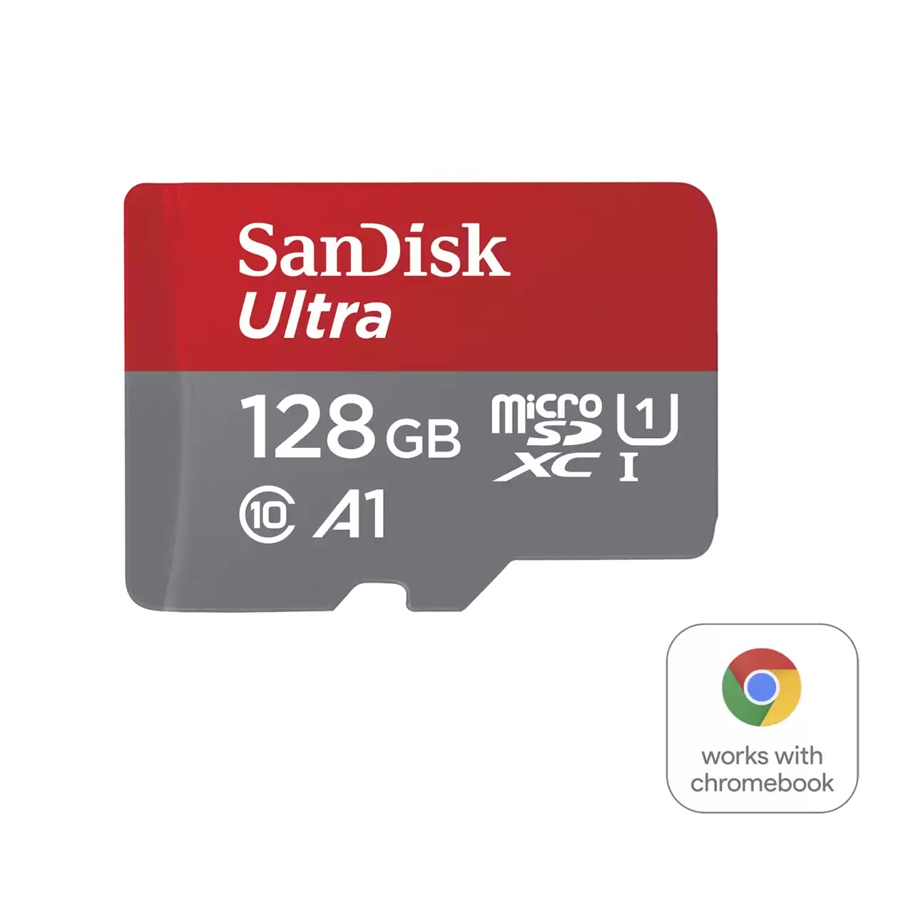 SanDisk MicroSDXC karta 128GB Ultra pro Chromebook (R:160/ W:260 MB/ s,  UHS I,  C10,  A1)0 