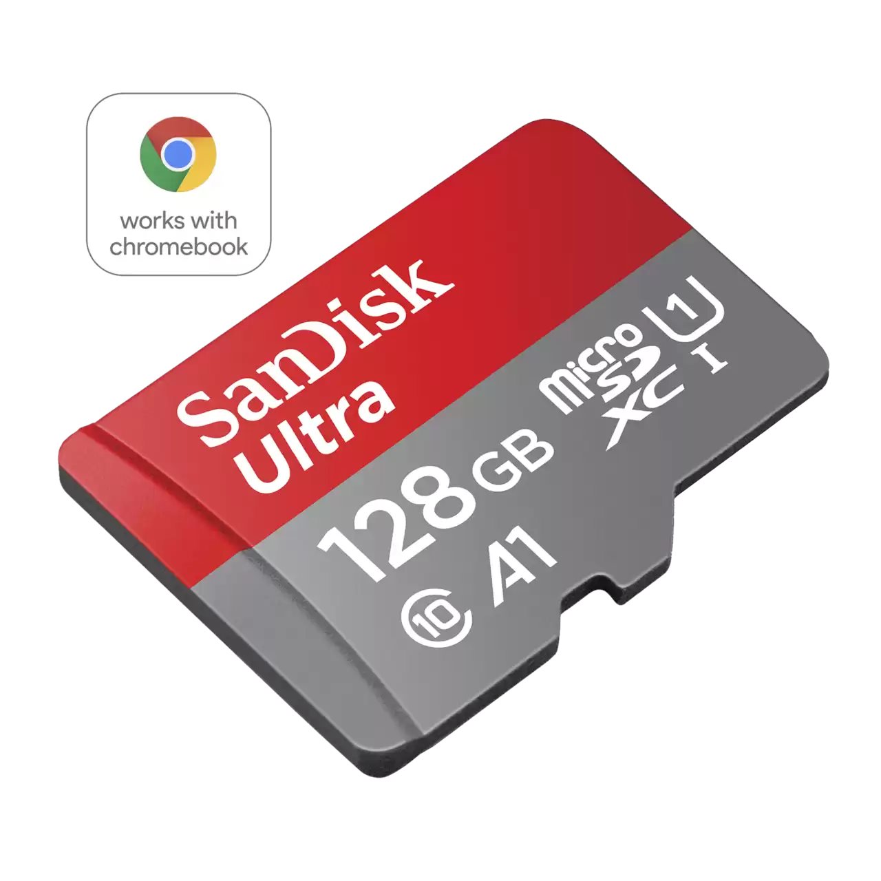SanDisk MicroSDXC karta 128GB Ultra pro Chromebook (R:160/ W:260 MB/ s,  UHS I,  C10,  A1)1 
