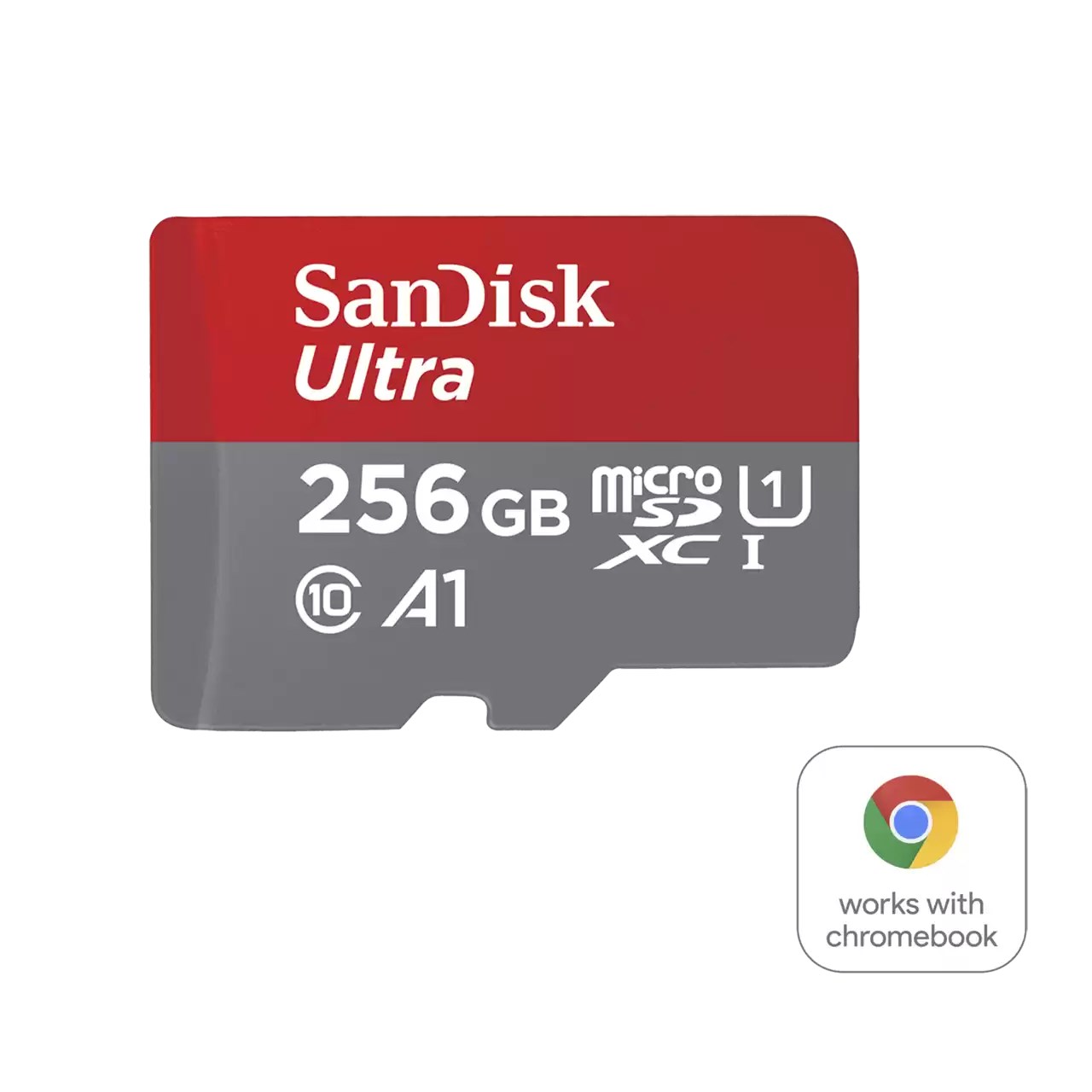 SanDisk MicroSDXC karta 256GB Ultra pro Chromebook (R:160/ W:260 MB/ s,  UHS I,  C10,  A1)0 
