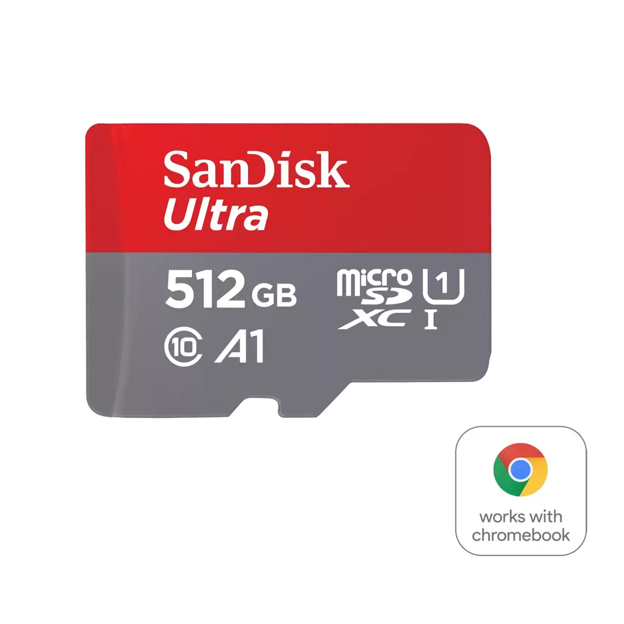 SanDisk MicroSDXC karta 512GB Ultra pro Chromebook (R:160/ W:260 MB/ s,  UHS I,  C10,  A1)0 