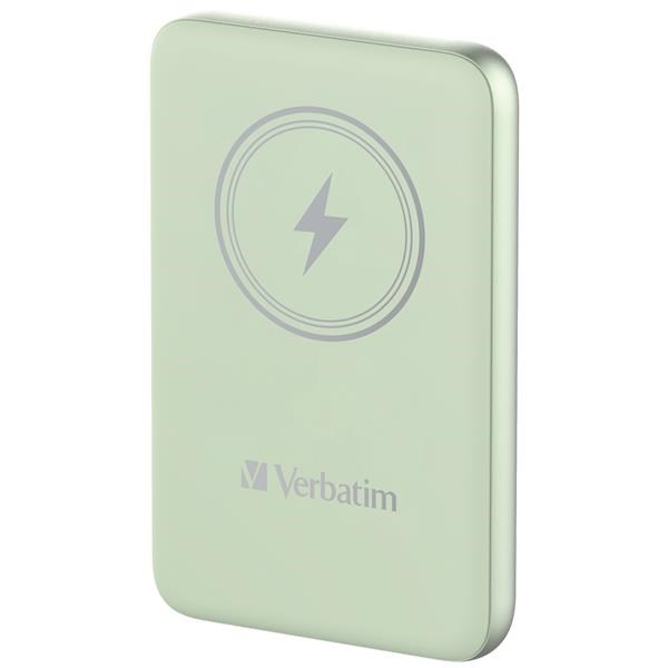 VERBATIM Powerbanka Charge "n" Go,  Magnetická,  10000 mAh,  USB-C,  Zelená1 