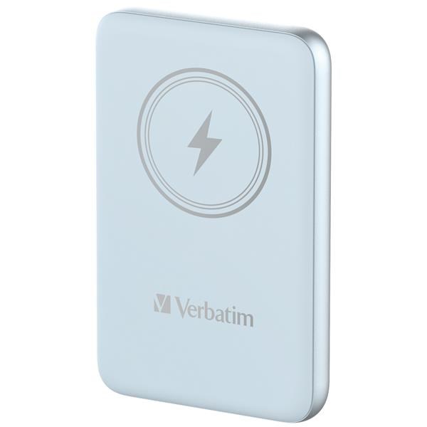 VERBATIM Powerbanka Charge "n" Go,  Magnetická,  10000 mAh,  USB-C,  Modrá0 