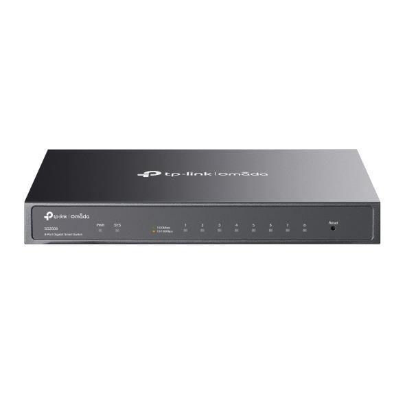 TP-Link OMADA switch SG2008 (8xGbE,  fanless)0 