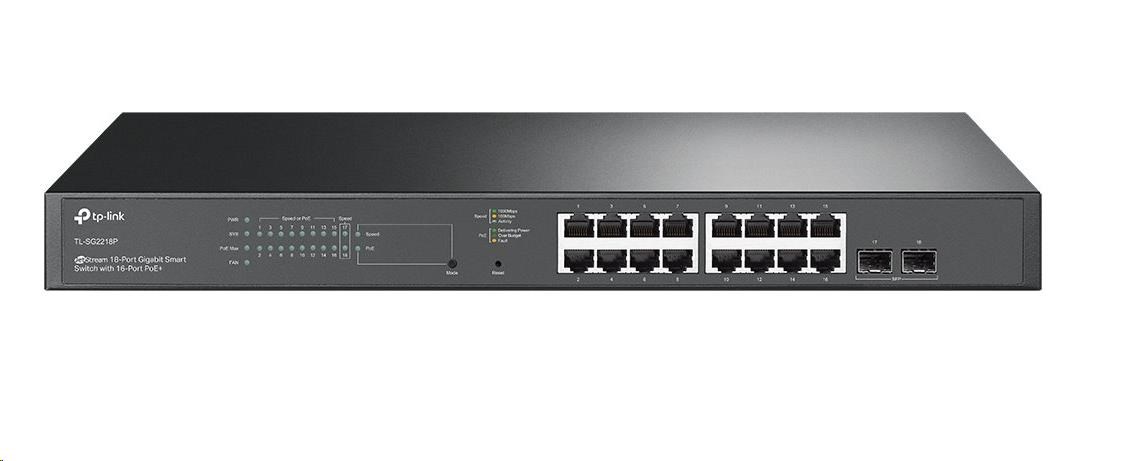 TP-Link OMADA switch SG2218P (16xGbE,  2xSFP,  16xPoE+,  150W)0 