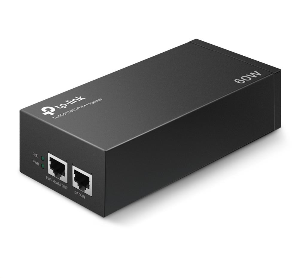 TP-Link POE170S PoE++ injektor (2xGbE,  802.3af/ at/ bt,  60W)0 