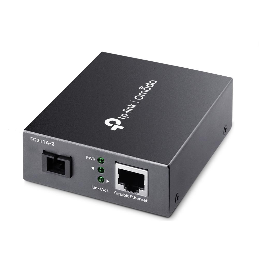 TP-Link FC311A-2 WDM media konvertor (1xGbE,  1x simplex SC,  SM,  1550/ 1310nm,  2km)0 