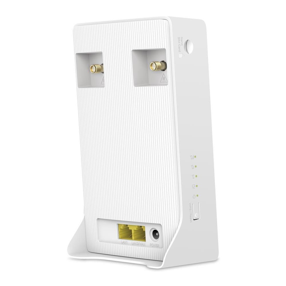 Mercusys MB130-4G WiFi5 router (AC1200,  4G LTE,  2, 4GHz/ 5GHz,  1x100Mb/ s LAN/ WAN, 1x100Mb/ s LAN, 1xnanoSIM)1 