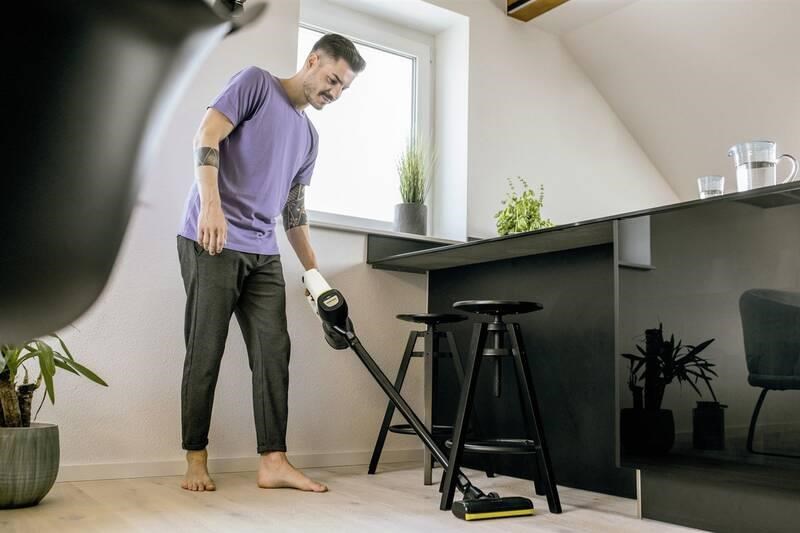 Karcher VC 4 Cordless myHome tyčový vysavač, 78 dB, 2 rychlosti provozu, cyklónová technologie, funkce Boost5 