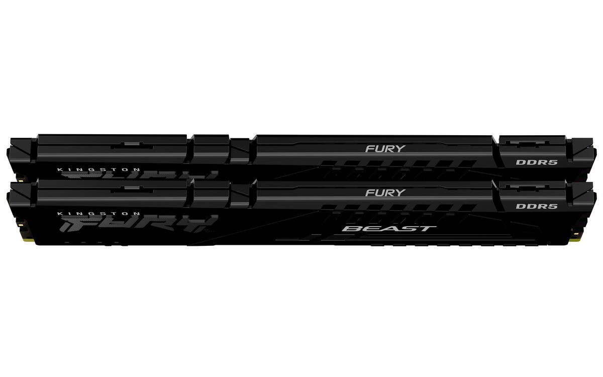 KINGSTON DIMM DDR5 64GB (Kit of 2) 6000MT/ s CL30 ECC FURY Beast EXPO Černá1 
