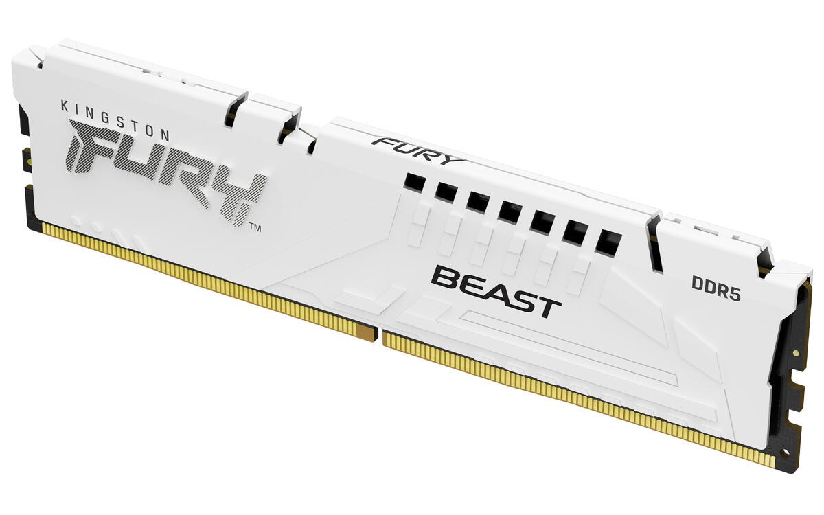 Kingston FURY Beast EXPO/ DDR5/ 16GB/ 6400MHz/ CL32/ 1x16GB/ White1 