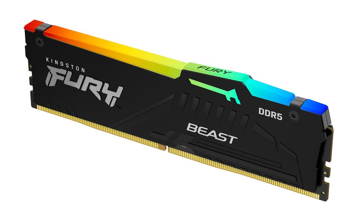 Kingston FURY Beast EXPO/ DDR5/ 16GB/ 6000MHz/ CL30/ 1x16GB/ RGB/ Black0 