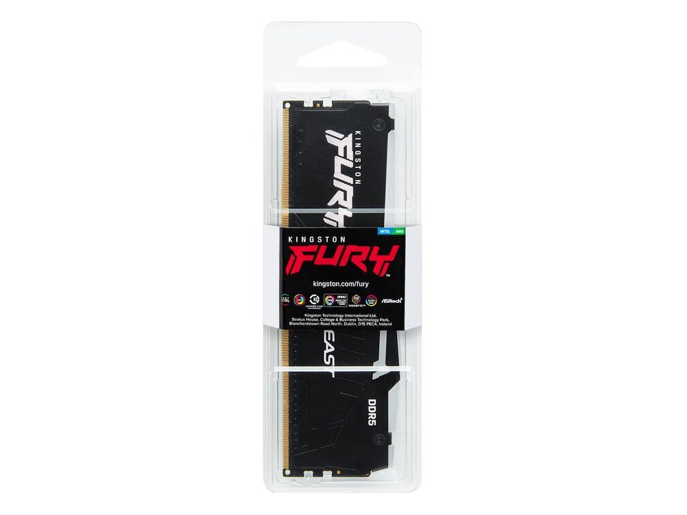 Kingston FURY Beast EXPO/ DDR5/ 16GB/ 6000MHz/ CL30/ 1x16GB/ RGB/ Black1 
