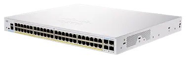 BAZAR - Cisco switch CBS250-48P-4X (48xGbE, 4xSFP+, 48xPoE+, 370W) - REFRESH - Po opravě (Komplet)0 