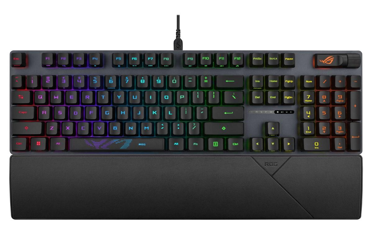 ASUS klávesnice ROG STRIX SCOPE II,  mechanická,  drátová,  ROG RX RED /  PBT,  US4 