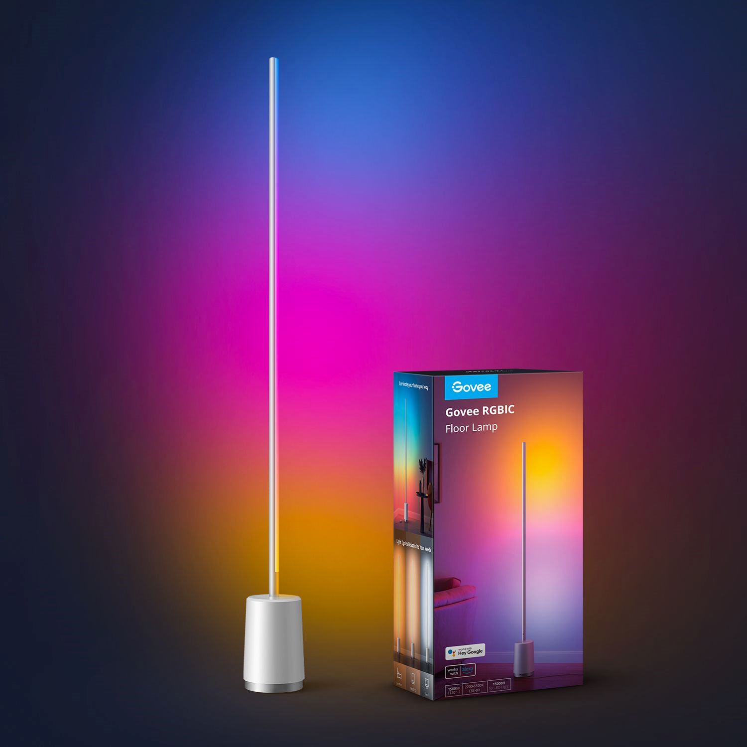 Govee Lyra Smart RGBICWW LED lampa + ovladač1 