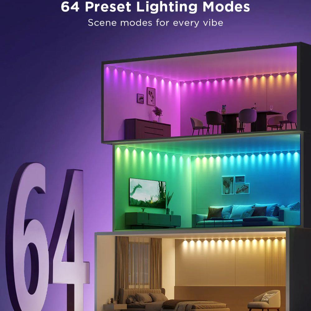 Govee RGBIC stropní LED String Downlights 3m3 
