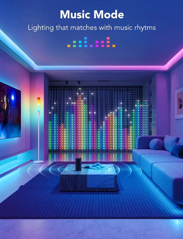 Govee  RGBIC Curtain Light 520 LED - 1.5 x 2m8 