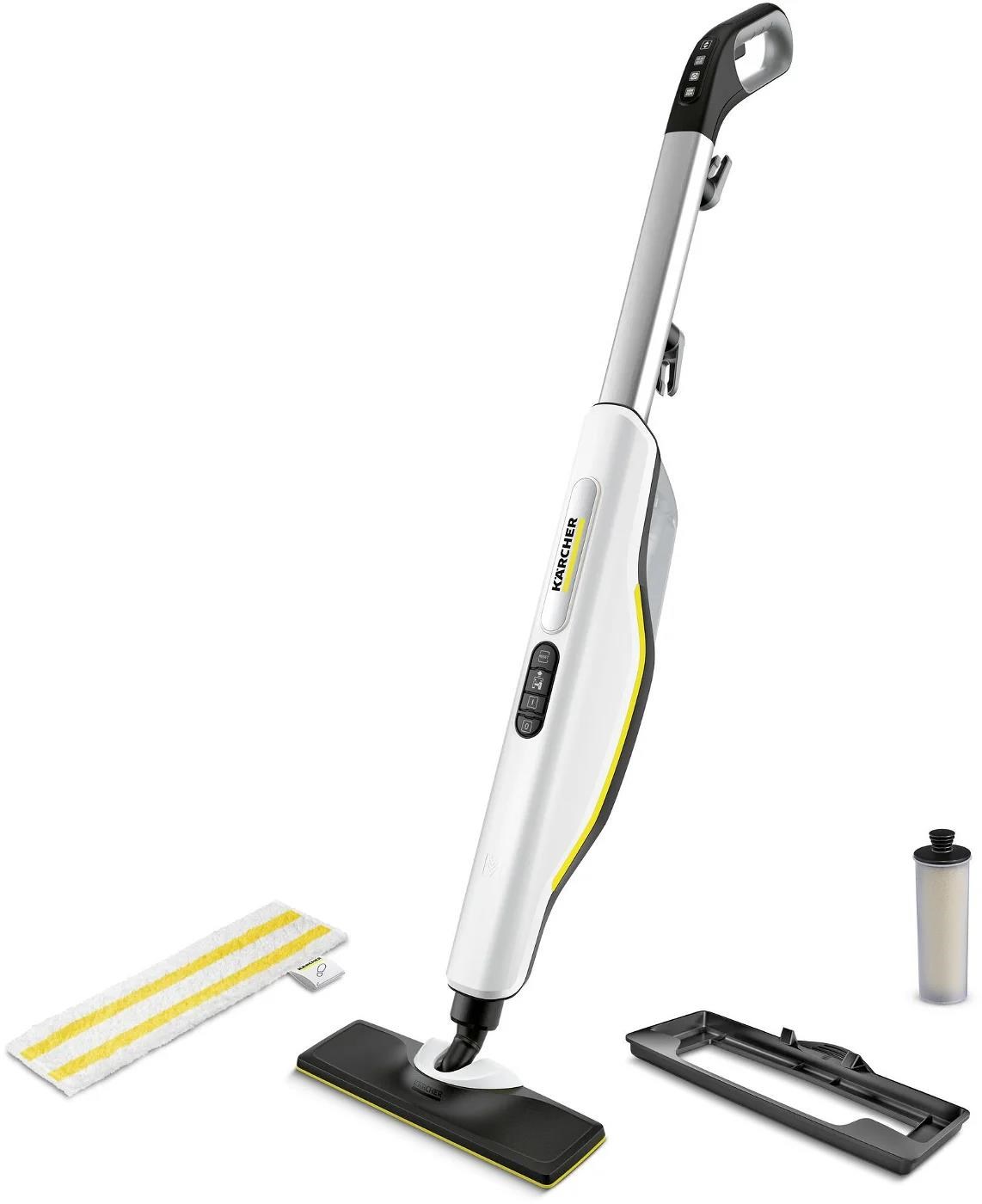 Karcher SC 3 Upright parní mop, 1600 W, eliminuje až 99,999 % virů a 99,99 % běžných domácích bakterií, bílá0 