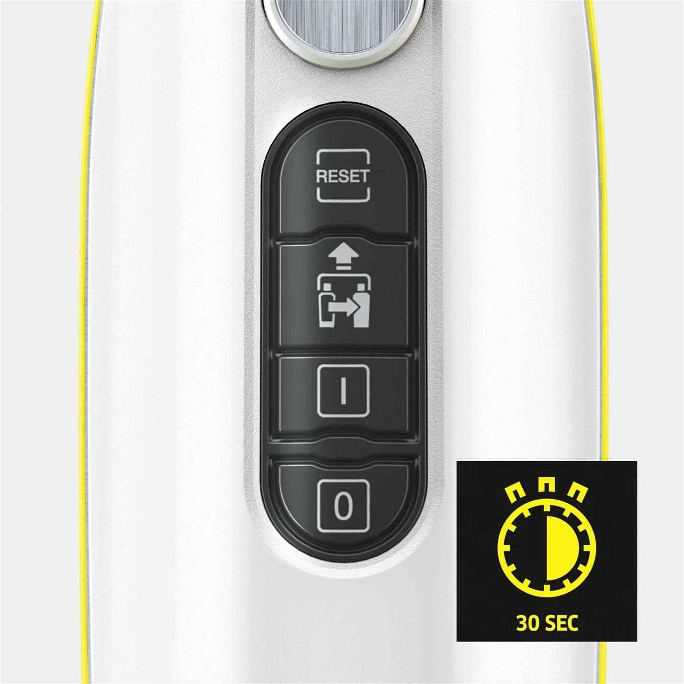 Karcher SC 3 Upright parní mop, 1600 W, eliminuje až 99,999 % virů a 99,99 % běžných domácích bakterií, bílá4 