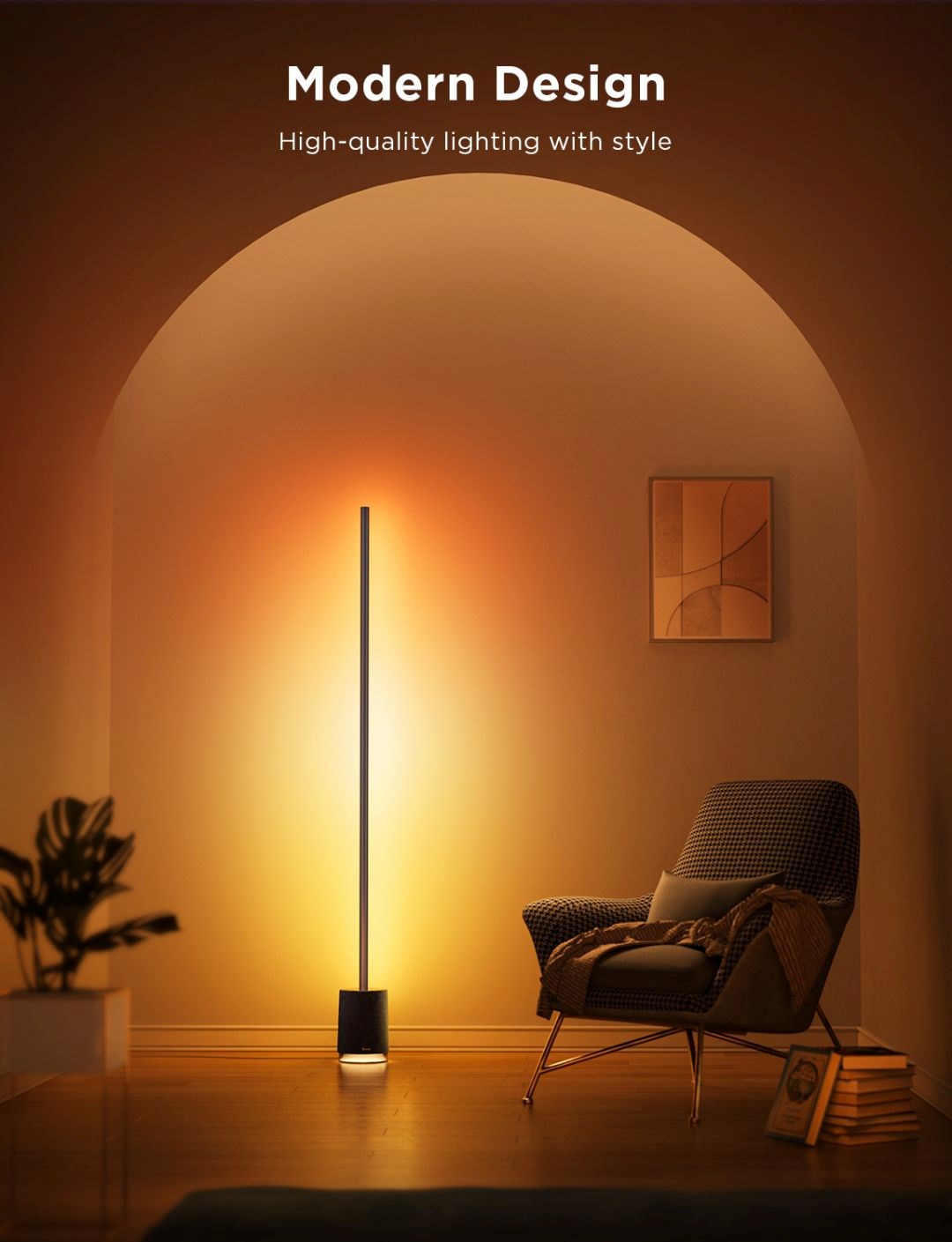 Govee Floor Lamp Pro RGBICWW LED lampa s reproduktorem + ovladač5 