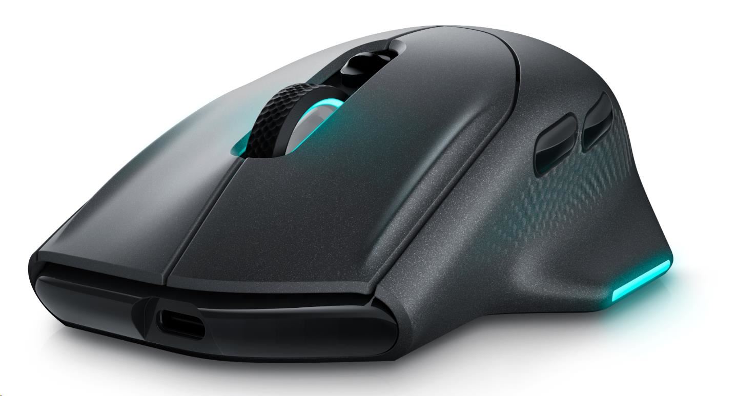 Dell Alienware 620M Herná Optická Pre pravákov 26 000 DPI Drôtová+bezdrôtová Čierna4 