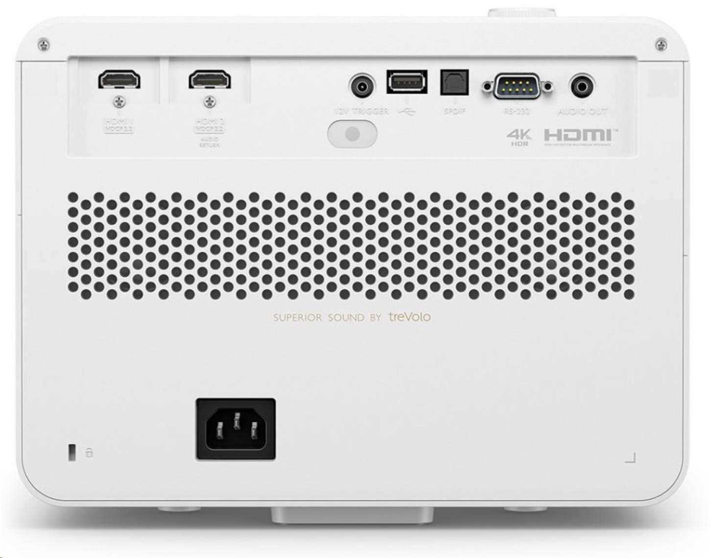 BENQ PRJ X3100i,  DLP,  herní,  4K UHD,  3300ANSI,  600000:1,  2× HDMI,  USB,  Wi-Fi,  Bluetooth,  repro,  Android TV, 2 