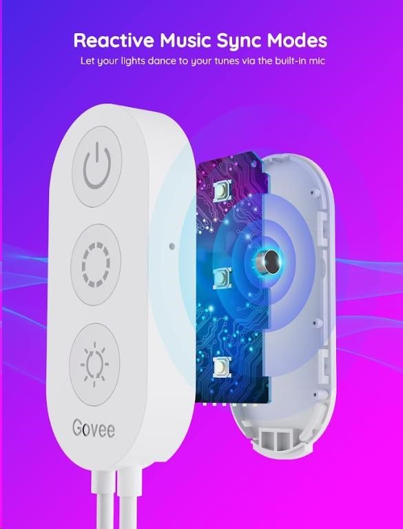 Govee WiFi RGBIC Smart PRO LED pásek 3m - extra odolný5 