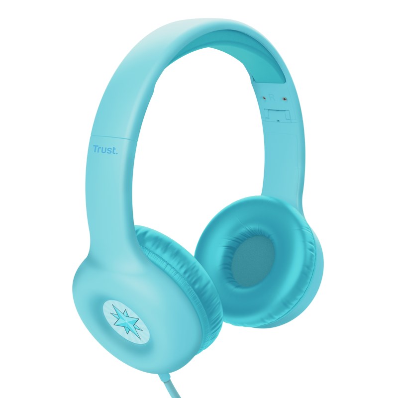 TRUST sluchátka Nouna Kids Headphones,  Modrá2 