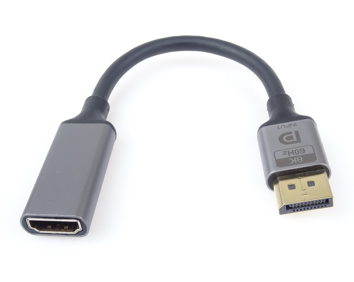 PremiumCord adaptér DisplayPort - HDMI,  8K@60Hz,  4K@144Hz Male/ Female,  20cm0 