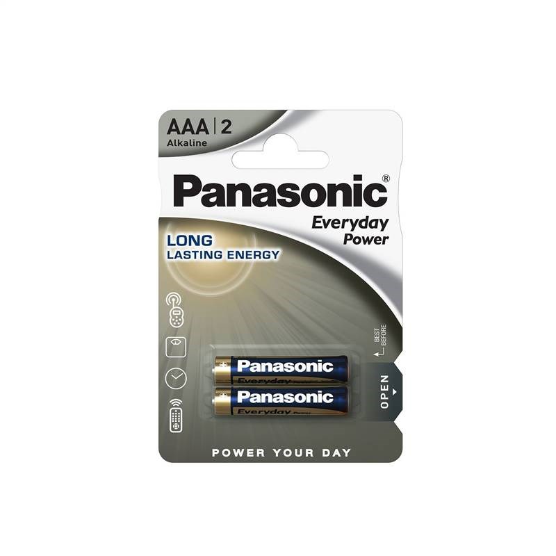 Panasonic Alkalická baterie LR03EPS/2BP Everyday Power (Blistr 2 ks)0 