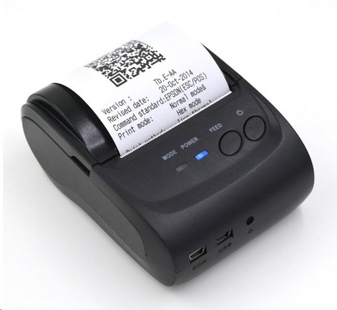 ROZBALENO - Mobilní tiskárna 5802LD USB + BT,  šíře tisku 57mm0 