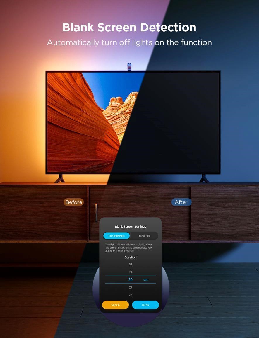 BAZAR - Govee TV Backlight 3 Lite TV 55-65