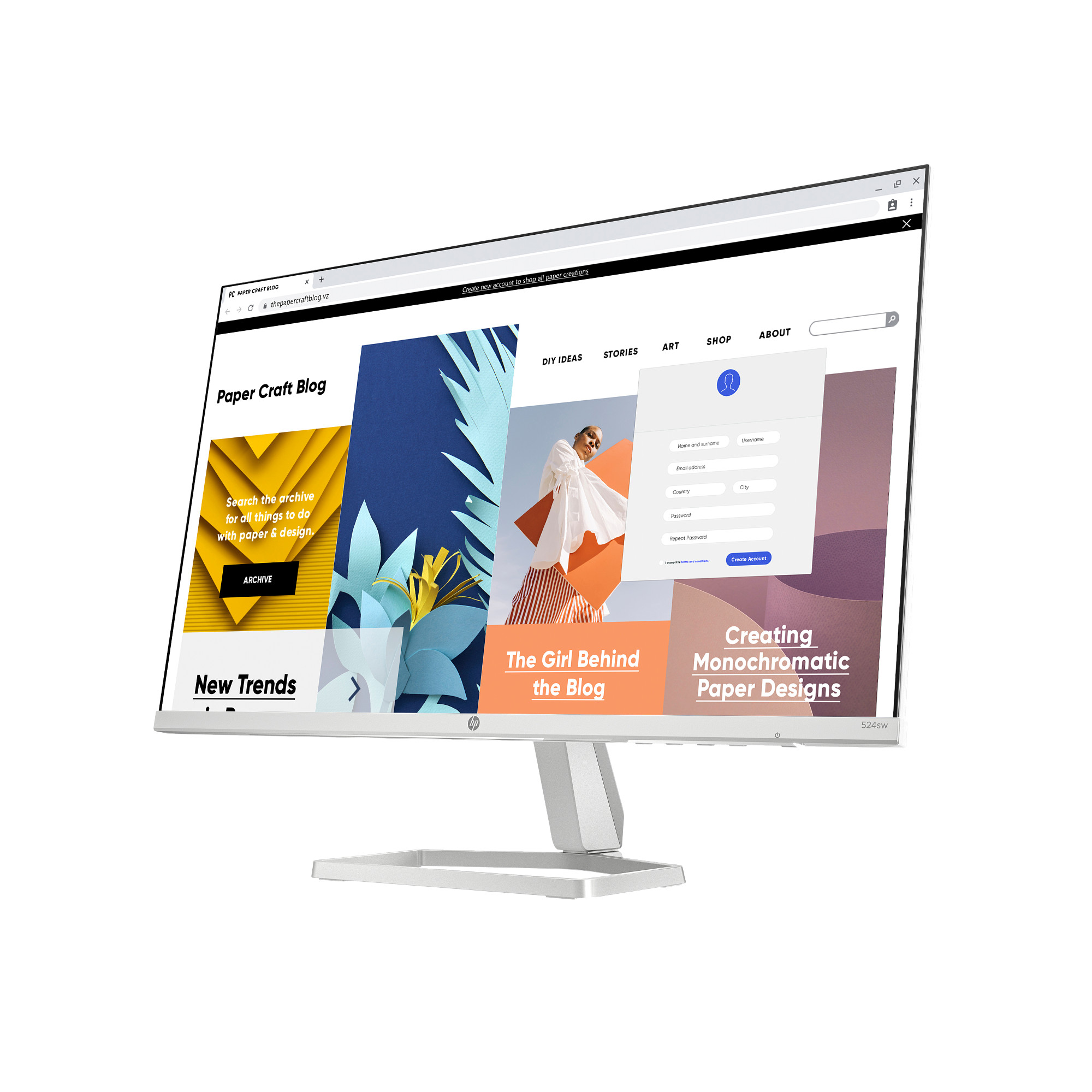 HP LCD 524sw,  IPS matný 23.8